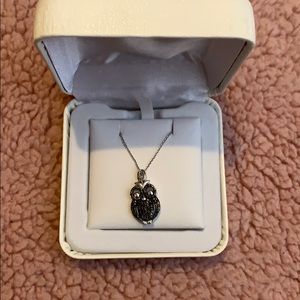 Owl necklace in original box never worn